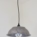 Plan 9 flying saucer plug-in pendant light - Rustic edition