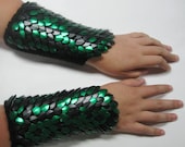 Scalemail Armor Bracers Knitted Dragonhide custom made to order