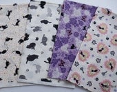 Japanese Fabric - Cats 4 Fat Quarter Bundle Set - F139