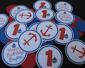 Nautical Confetti BIRTHDAY - You Choose The Colors