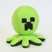 Video game monster octopus plushie - 4"