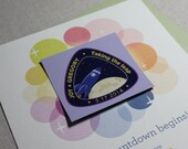 Space Themed Save The Date Cards with Magnets, The Joy, 50 sets