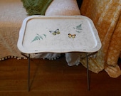 VintageButerfly tv tray