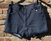 Denim cut off shorts Roebucks Sears