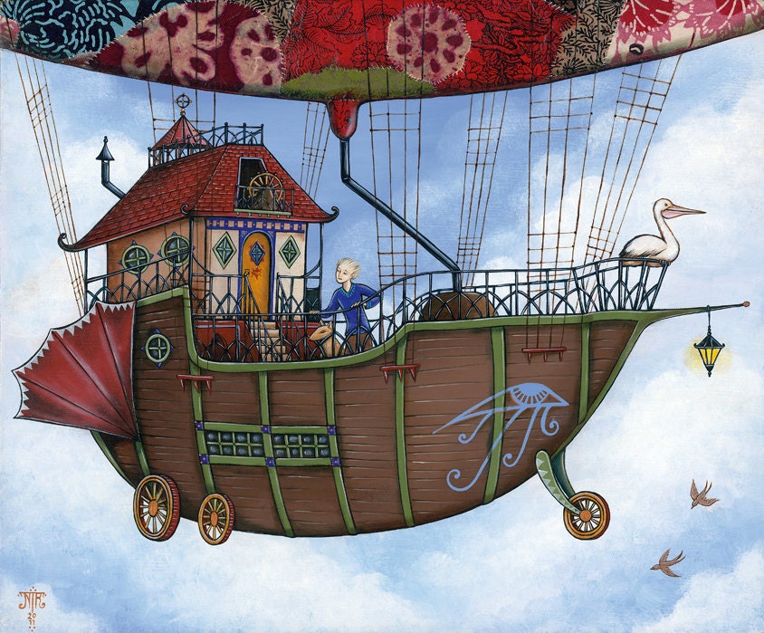 Journey to Sky Mountain - Limited Edition Giclee Print