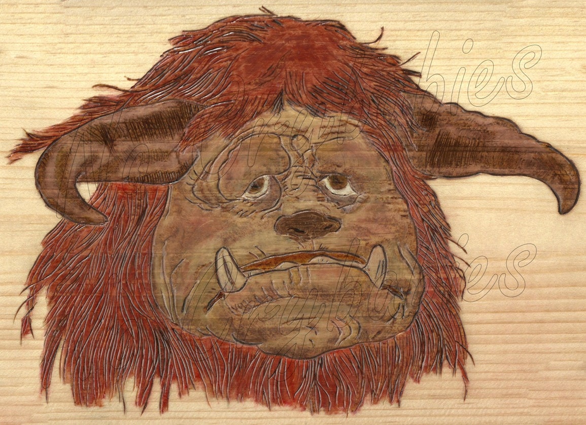 Print from Woodburning ... Ludo