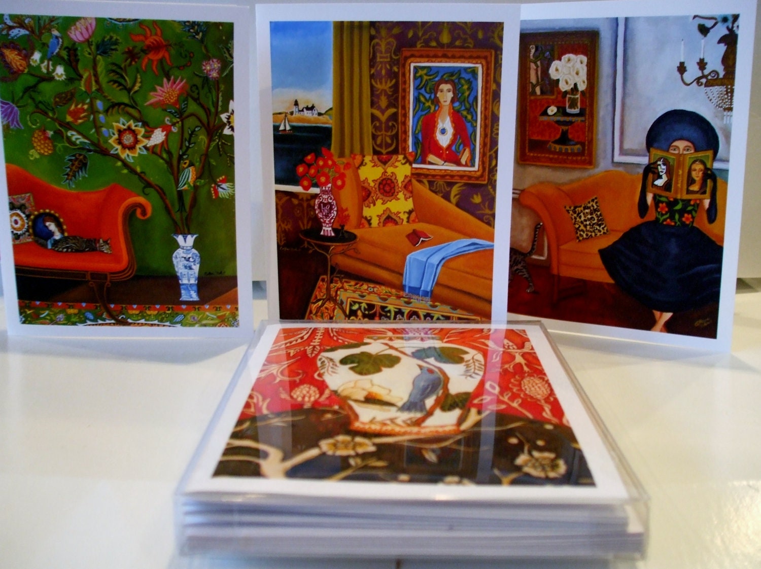 Boxed Notecards-assortment of Catherine Nolin's popular paintings.