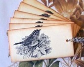 Tags Bird Nest Vintage Style Wish Tree Party Favor Price Tag Handmade T054