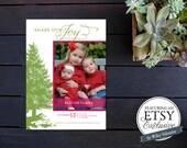 Custom Christmas Baby Announcement (((ETSY EXCLUSIVE)))