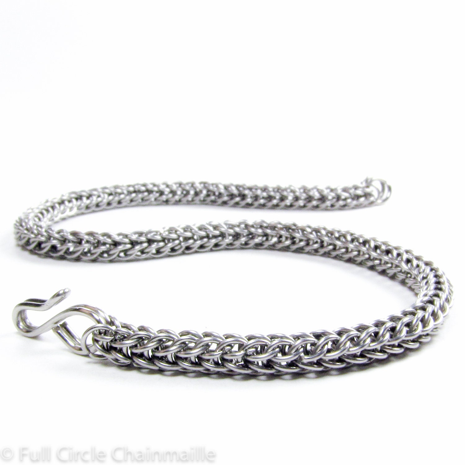 Micro Maille - Chainmaille Bracelet - Full Persian Pattern - 24 Gauge Stainless Steel Wire