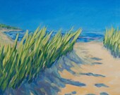 Print - from Lake Michigan original oil painting by artist Christi Dreese-Carter