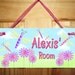 Pretty Dragonfly Girls Bedroom DOOR SIGN Wall Art