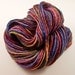 Merino / Silk Worsted Yarn - Jewel Rainbow (Plum)