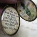 Edgar Allan Poe earrings "Take Thy Beak From Out My Heart, Nevermore", Gothic, classic horror literature, brass frames, Collection, Memorial