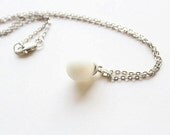 ON SALE Necklace marble vintage glass 1950s - 1960s playful