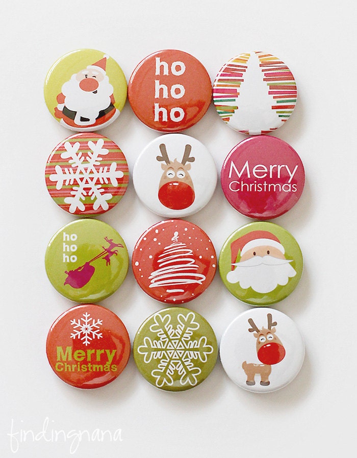 Santa & Me Flair Button