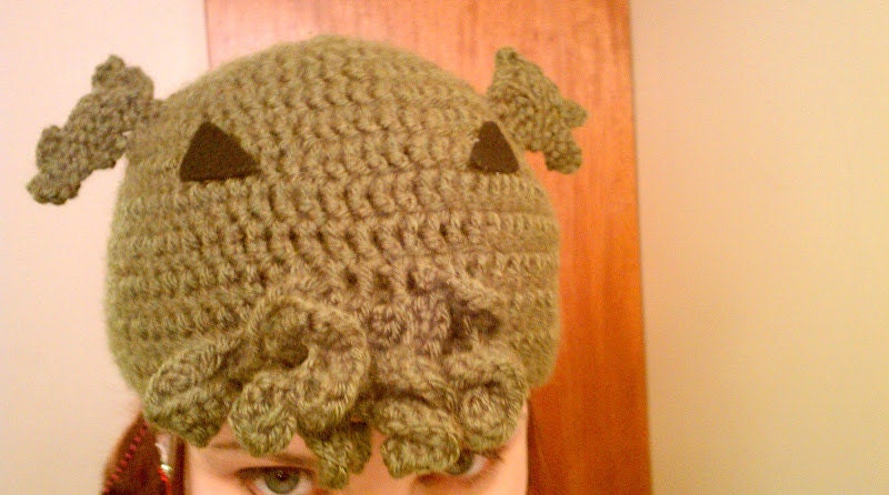 C'thulu Hat, crochet