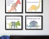 Dinosaur Nursery Art, Kids Wall Art- Dinosaur Decor, T-Rex, Children Decor, Children's Wall Art 8 x 10