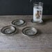 Vintage Coaster listing for One Glass and Silver Plating From Nowvintage on Etsy