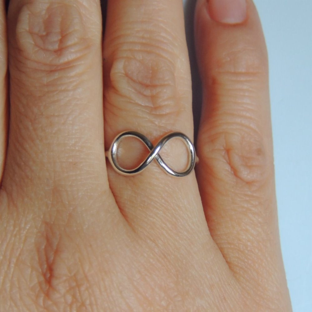 Infinity Symbol Ring Sterling Silver Infinity Ring