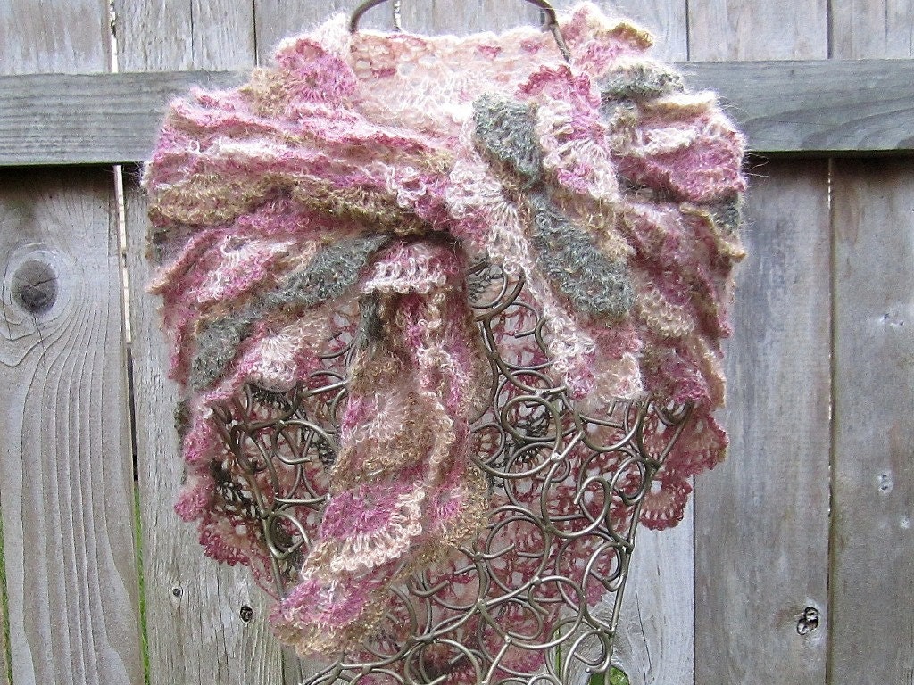 Morning Mist Little Shawl Neck Cover Warmer Bandana Head Wrap Cowl