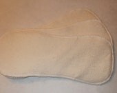 3  Organic Hemp fleece/Zorb contour inserts