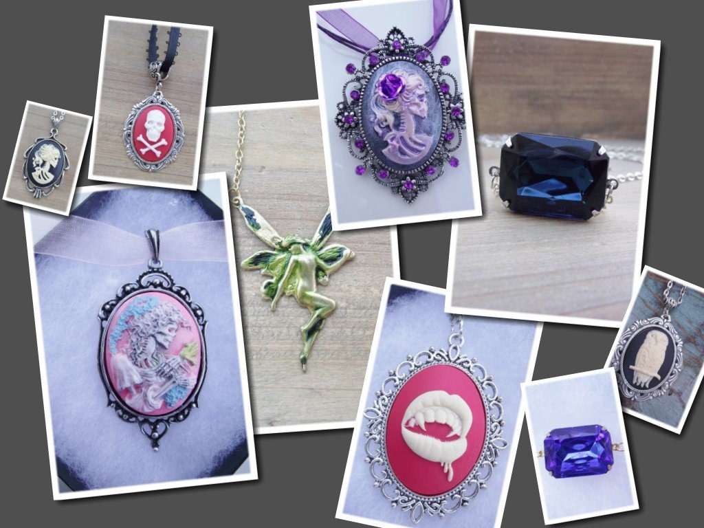 SURPRISE LOT - DISCOUNT Gothic Romance Necklace Lot - Great Gift Idea