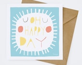 Oh Happy Day - Greeting Card (1-63C)
