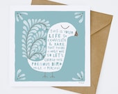 This Precious Bird - Greeting Card (1-96C)