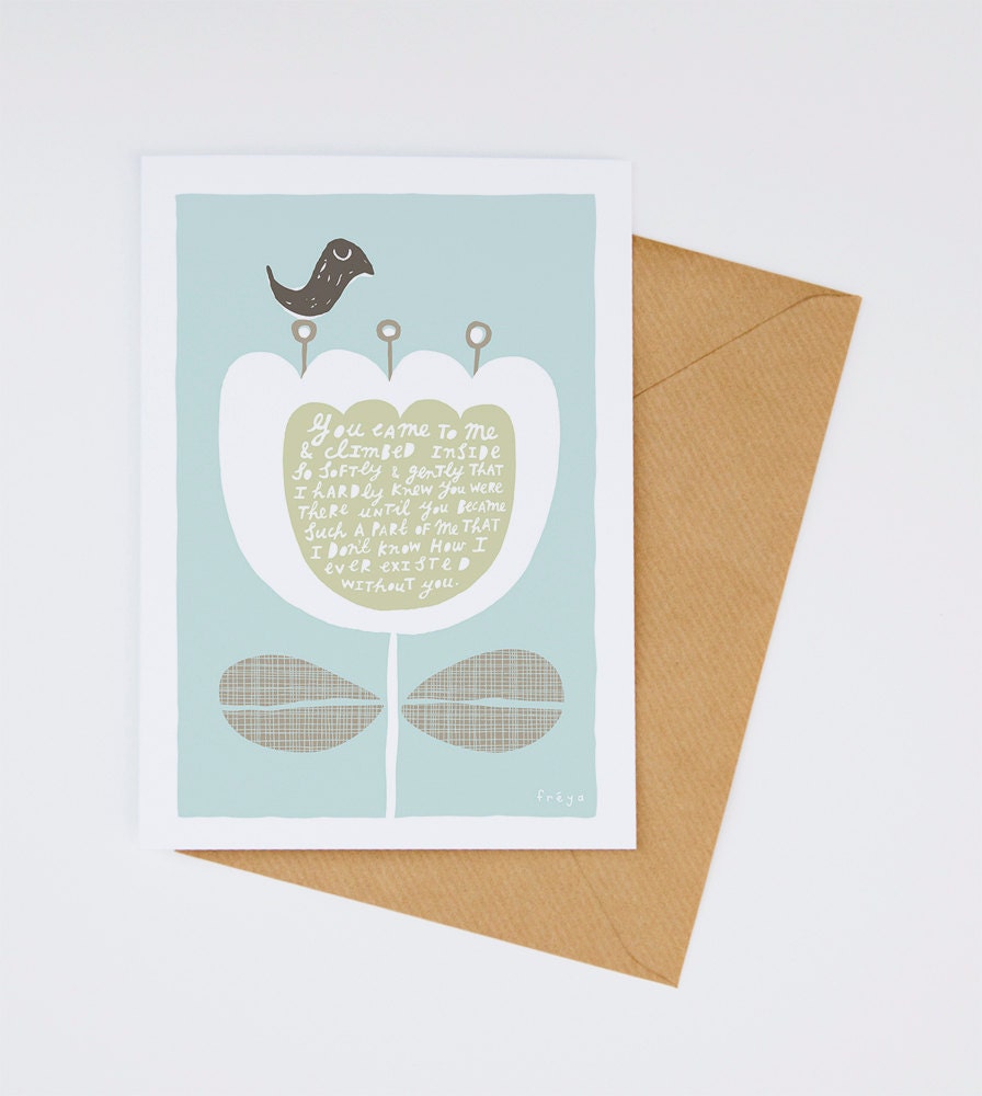 You Climbed Inside - Greeting Card (2-53C)