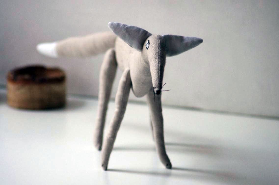 Foxy. White.