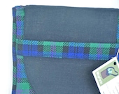 50% OFF and Free Shipping Eco Padded iPad/Netbook/Tablet Sleeve in Blue, Green, and Black Wool Plaid