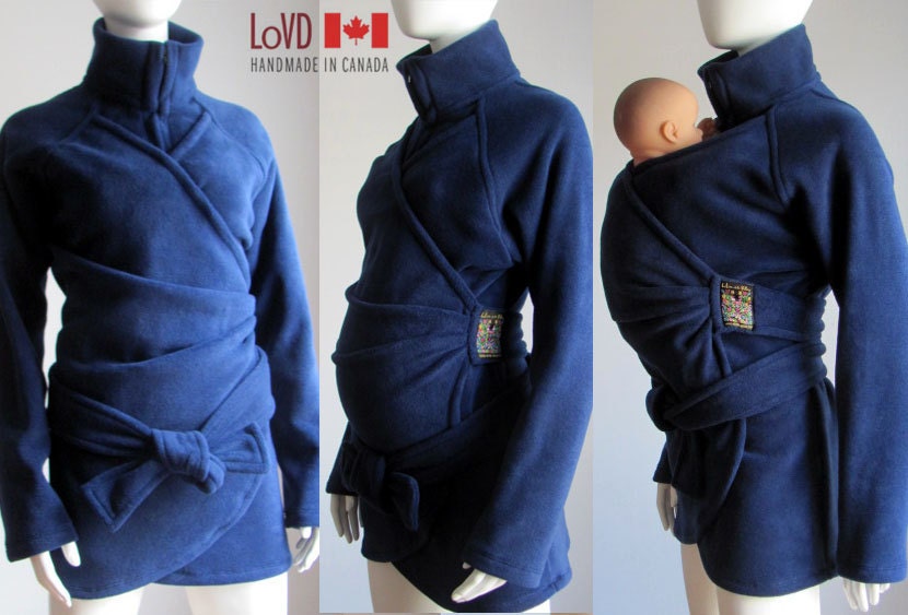 Maternity. Babywearing. Maternity Coat. Baby Wearing Coat. SHIPS TODAY from Canada. Plus Size. Carry Coat. Sling, Wrap, Ergo Baby.