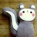 handmade plush squirrels, Bon Bon and Belchick pair - Made to Order