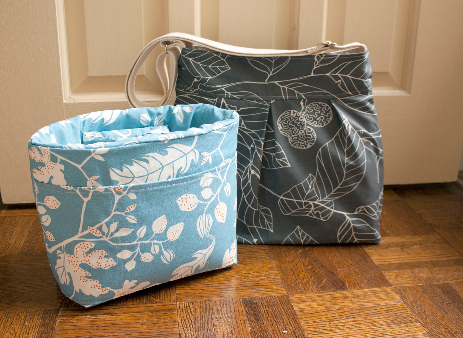 camera bag and padded insert set // CUSTOM gift set // cross body messenger // made to order // the mini bravo bag