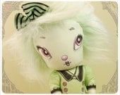 Pistachio Imaginary Friend - NiNN - Fairy Tale Cloth Doll handmade by the Filigree