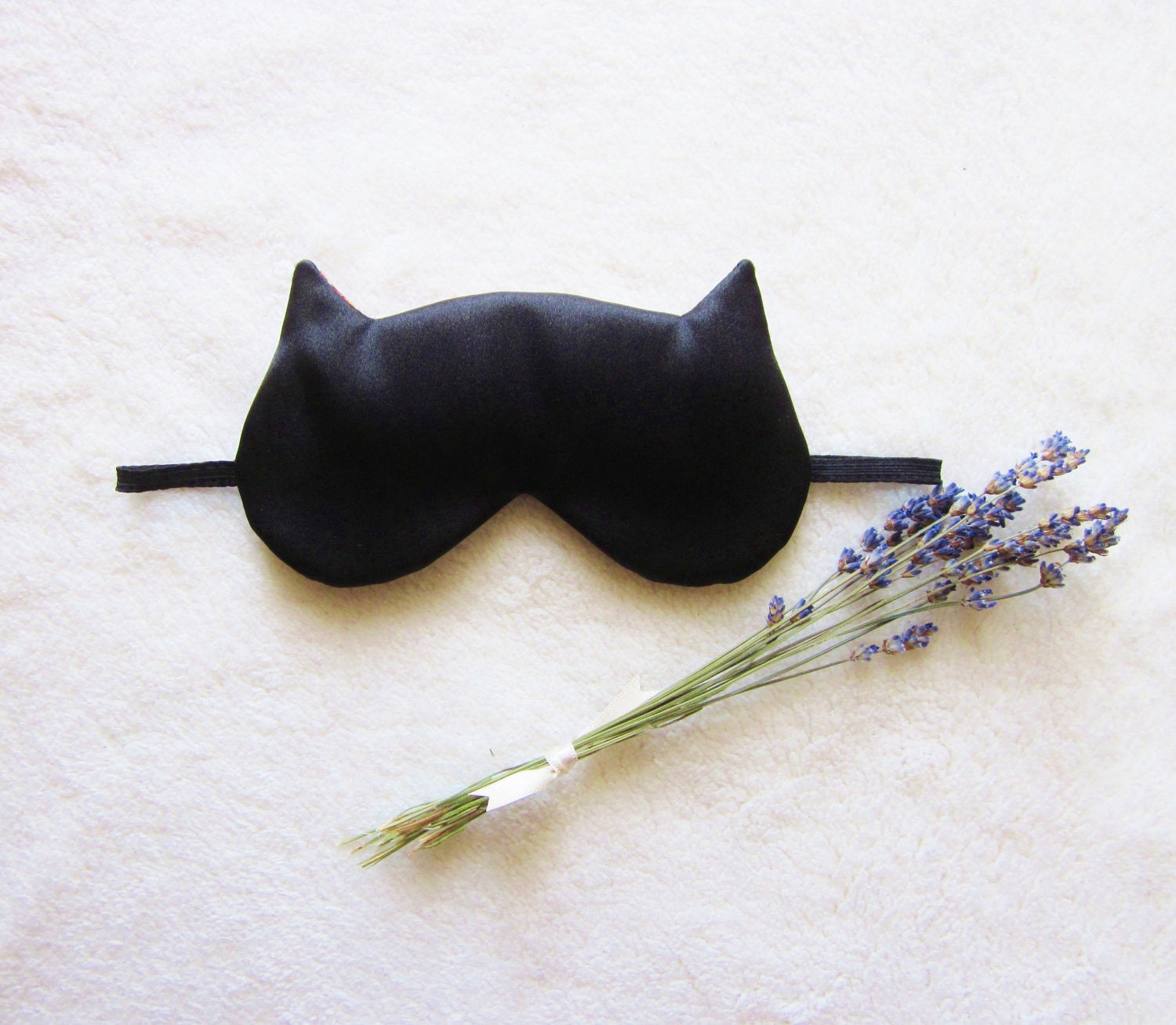 French Lavender Aromatherapy Cat Eye Mask (spring edition)