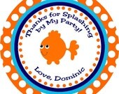 Goldfish Party Printable Tag - Buy 2 Get 1 FREE - Thank You Gift Tags - DIY PRINTABLE Personalized Party Decorations