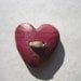 Custom Set- Heart Button Purple- in Reclaimed Purpleheart- Wooden Button- Knitting, Sewing, Craft Buttons