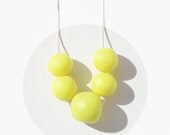 More Fun - Neon Yellow Large Beads