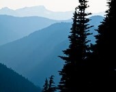 SALE Faded mountains (5x7 print)