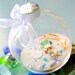 Beach Decor Seashell Christmas Ornament - Nautical Decor Sea Glass & Shell Ornament Ball