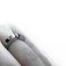 Blue Topaz Comfort Fit Tension Set  Mens Ring Stainless Steel