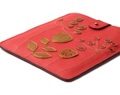 Red iPad MINI Case, iPad Bag, iPad Wallet, iPad Sleeve, iPad Pouch, iPad Cover - Rustic Tablet Case, june trends