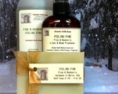 FEELING PINE Mens Soap Set - Mens Skin Care - Handmade Mens Soap, Lotion & Spray