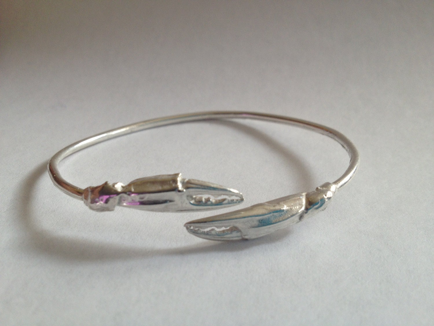 Silver Crab Claw Cuff