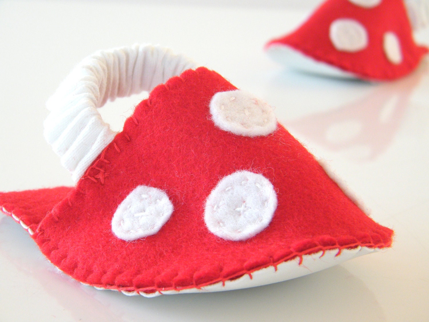 Beginning Walker Soft Soled Indoor Shoes, "Toadstool"
