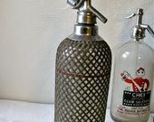 Seltzer Bottle New York Sparklets Corporation Vintage Antique Czechoslovakian Glass