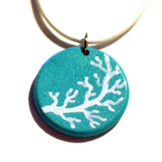 Unique Hand Painted Art Pendant Necklace