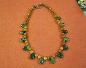 Ruby in Fuchsite beaded Necklace